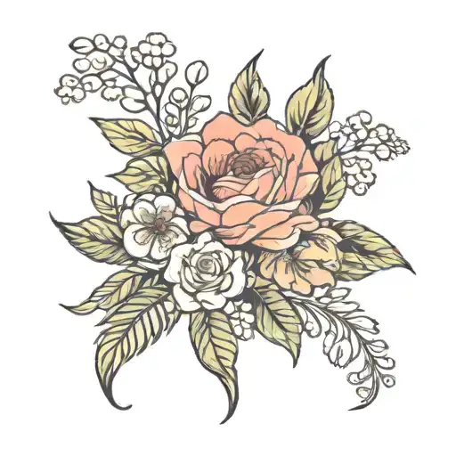 Birth Flower Bouquet