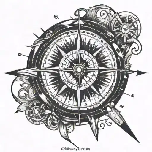 Motorcycle Eye Compass Running Crossfit Exercise