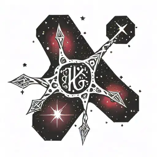 Cancer Constellation With The The Letters Kg