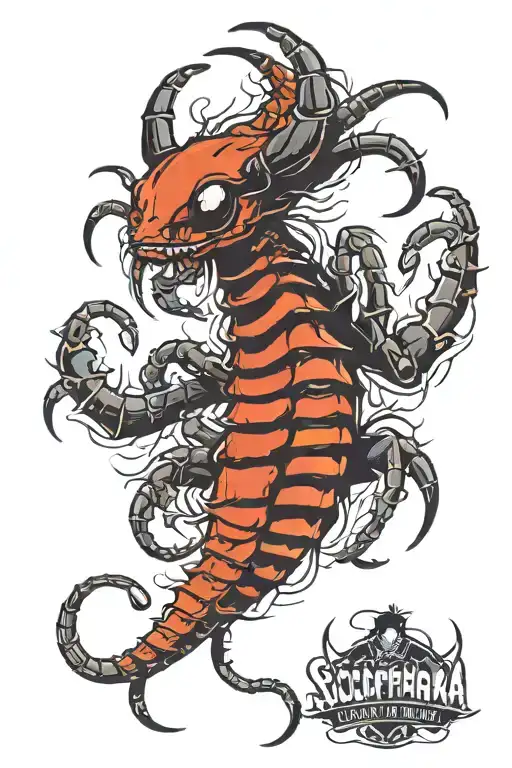Scolopendra - Demon In Black And White