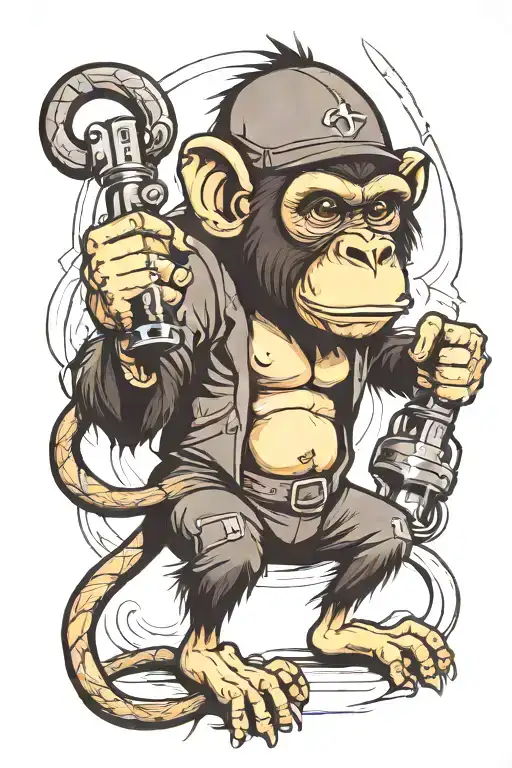 Prison Gangster Monkey