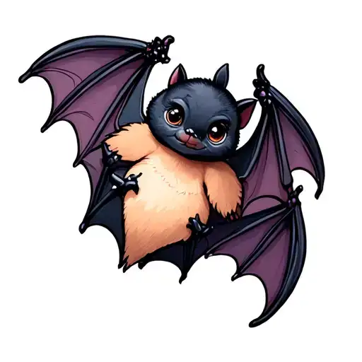 Two Cute Bats