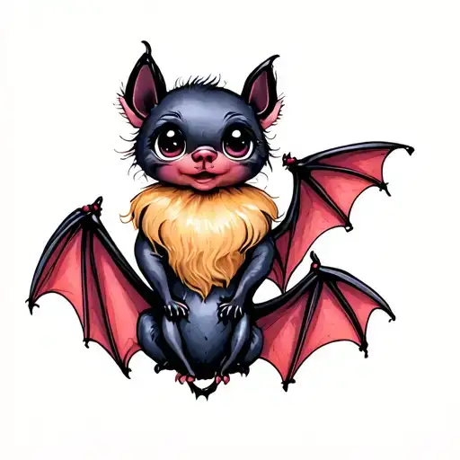 Two Cute Bats