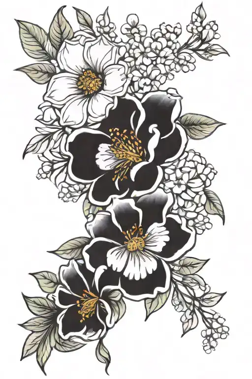 May And December Birth Flower Bouquet