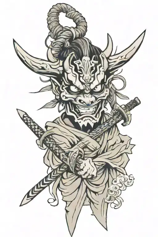 Oni Mask Katana