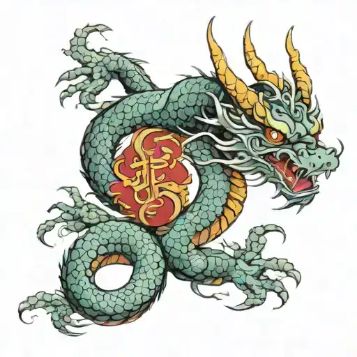 Chinese Dragon Wrapped