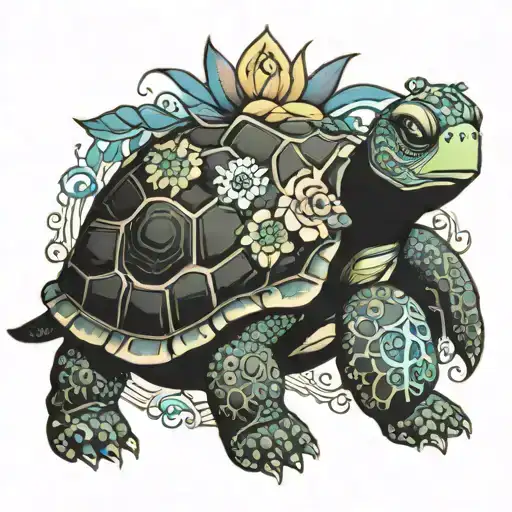 Turtle Yogi Universe Chakra Mystic