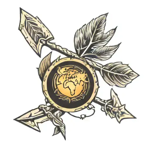 The World Is Yours Arrow Piercing