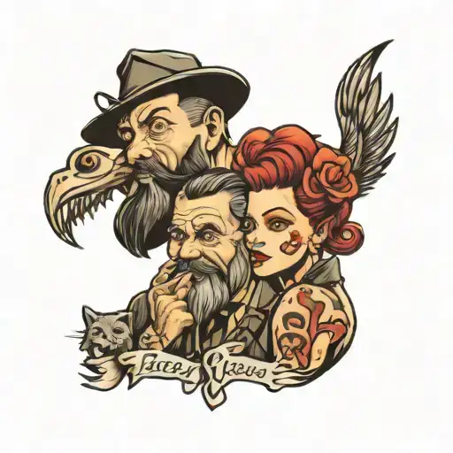 Father And Son And Daughter