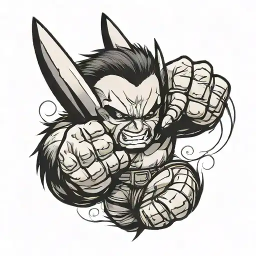 Baby X-men Wolverine Claws Extended