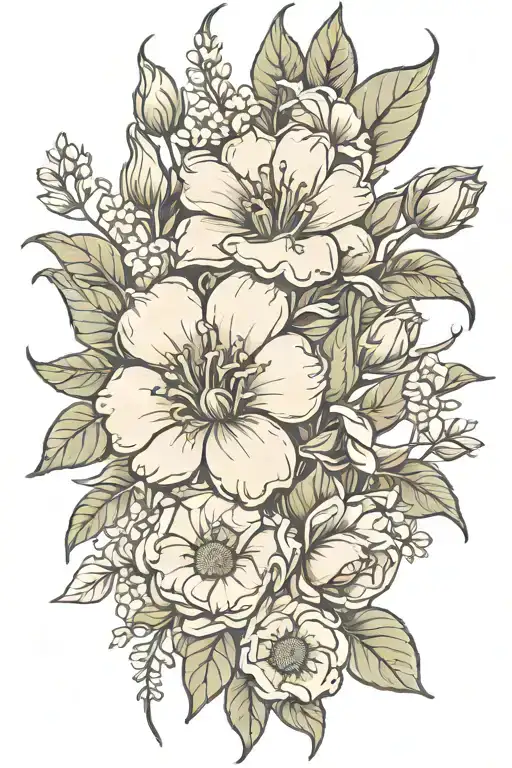 Birth Flowers Growing