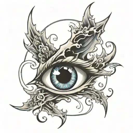 Black Hole Eye Looking Back