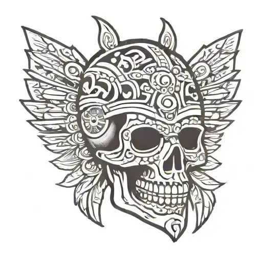 Aztec Skull