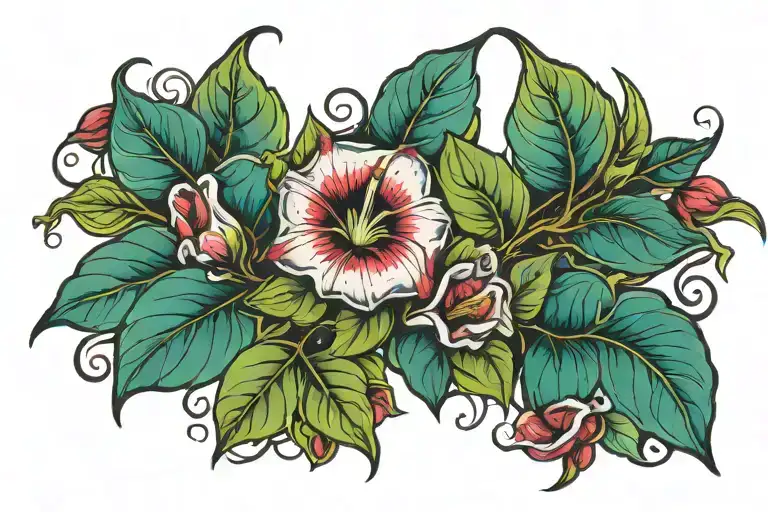 Bloody Morning Glory Vine