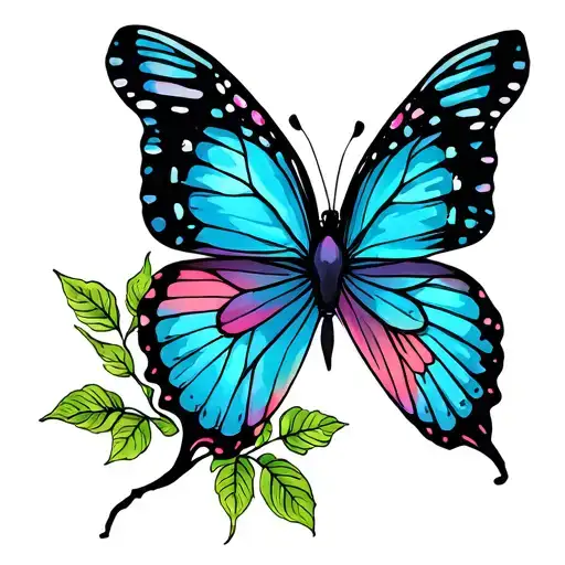 Elm Tree Butterfly Sma