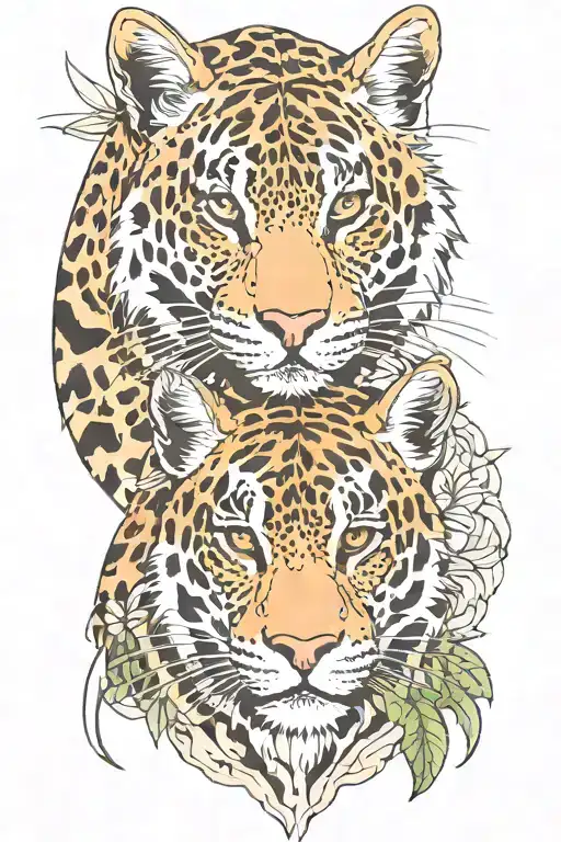 Leopard And Tiger