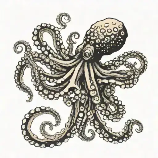 Octopus Tentacles Wrapped Round