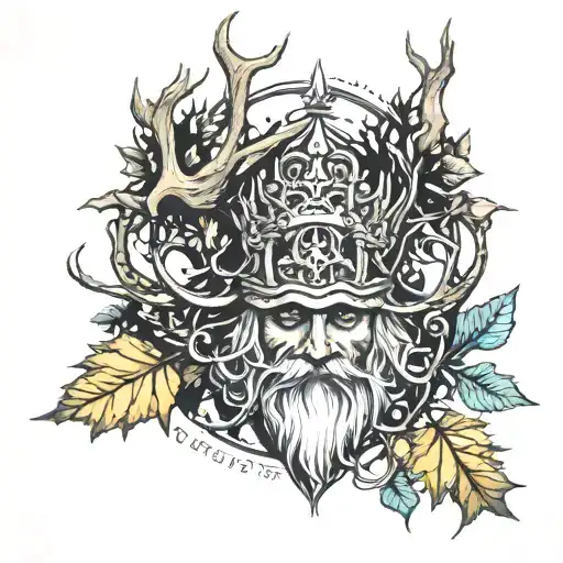 Forest Crown Odin