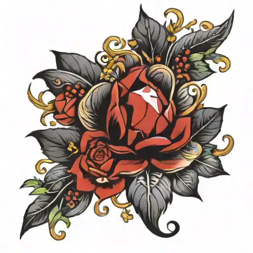 Red Black Ruby Stone