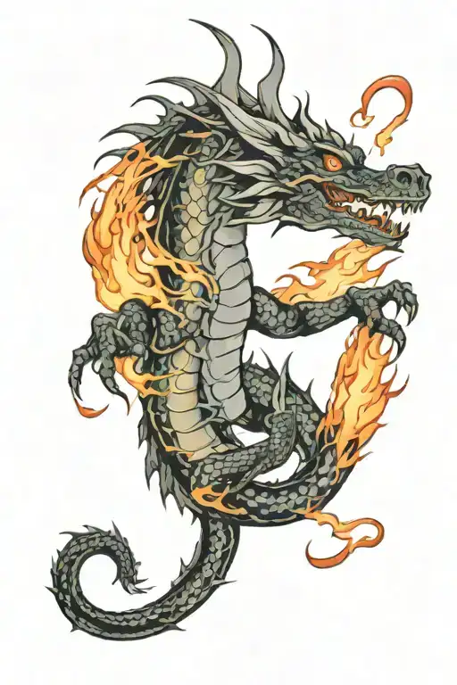 Dragon Breathing Fire