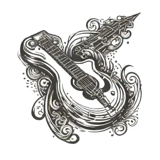 A Music Themed Semi Colon