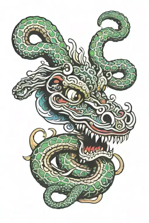 Mexican Wind Serpent Coiled