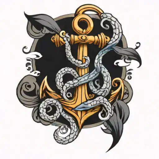 Anchor With Kraken