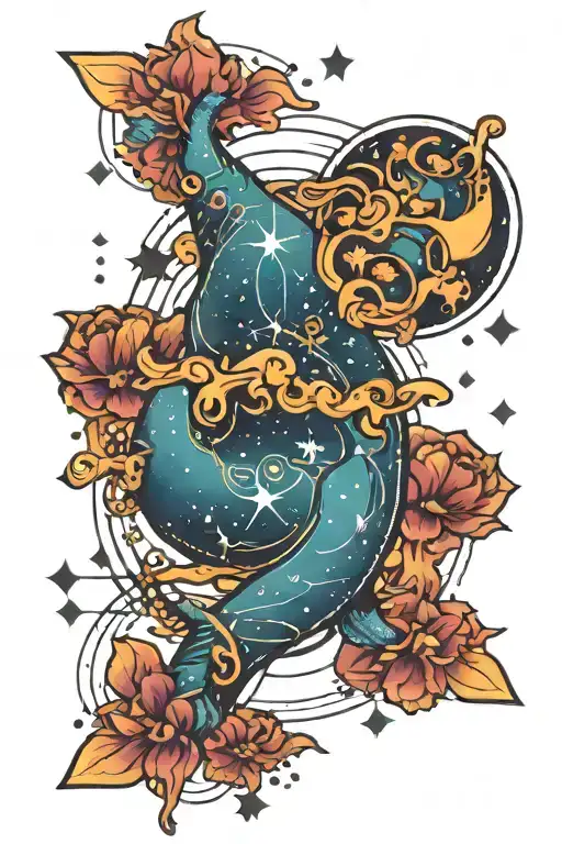 Aquarius Constellation Reflecting