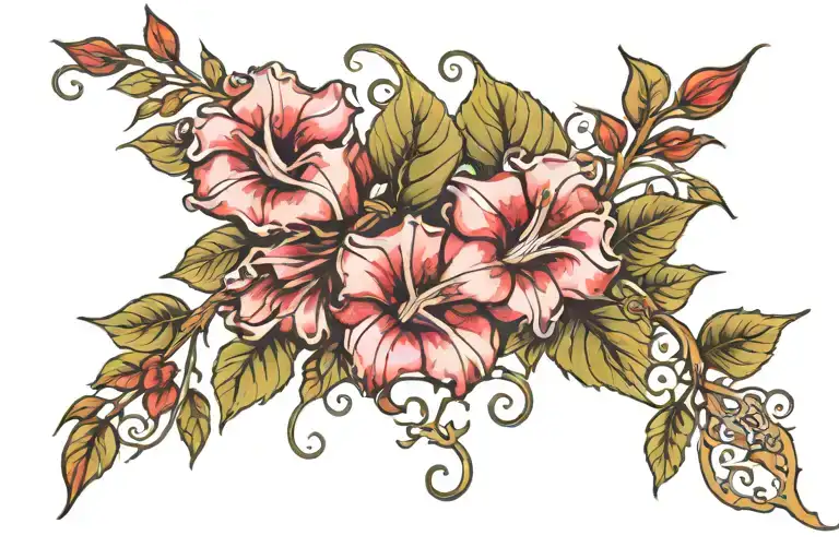 Bloody Morning Glory Vine