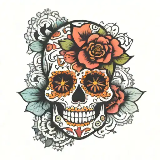Sugar Skull Mandala