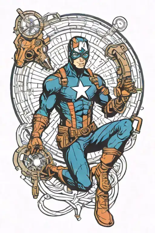 Marvel Characters With Homelander Shooting Lasers