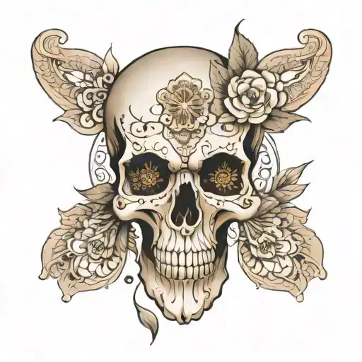 Classy Sygar Skull And Mandala