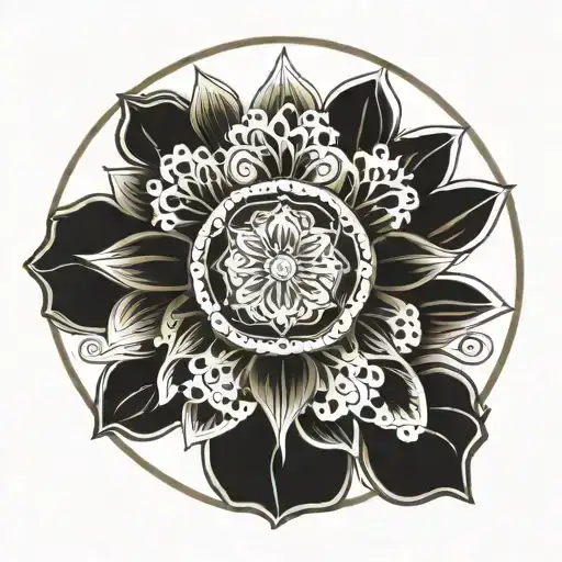 Floral Mandala Medallion