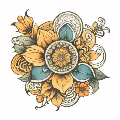 Floral Mandala Medallion
