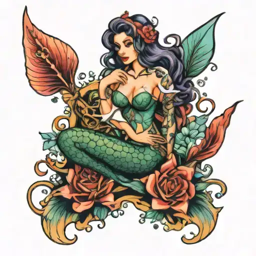 Mermaid Pinup