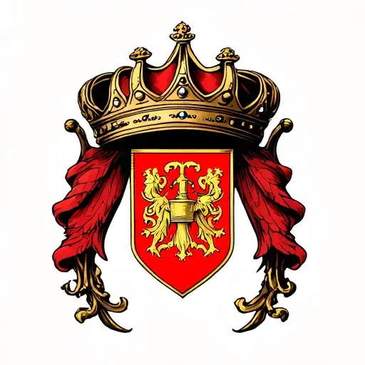 I Want My Tattoo To Incorporate The Hungarian Holy Crown And The Coat Of Arms To Be On My Chest