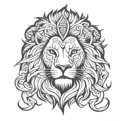 Lion Wearing