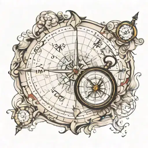 Map With Compass