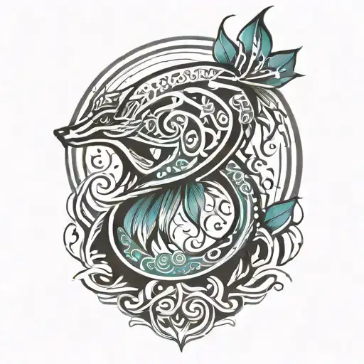 Tribal Tatto Inspired By Water