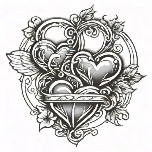 2 Hearts In An Infiniti Loop Of Love