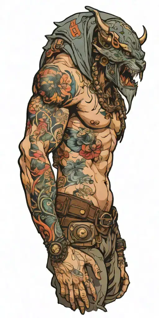 Video Game Character Playing