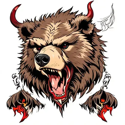 Demon Bear Head
