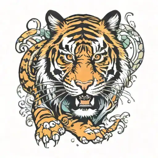 Tiger Fighting