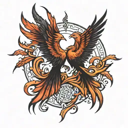 Good And Evil Pheonix