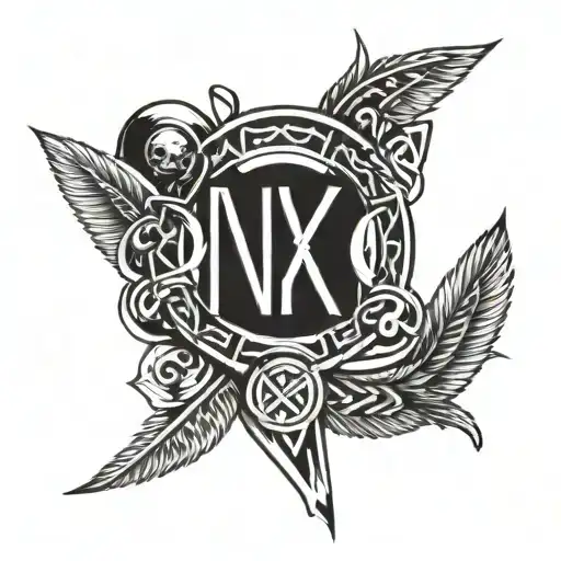 Tribal Band With Roman Numerials Counting