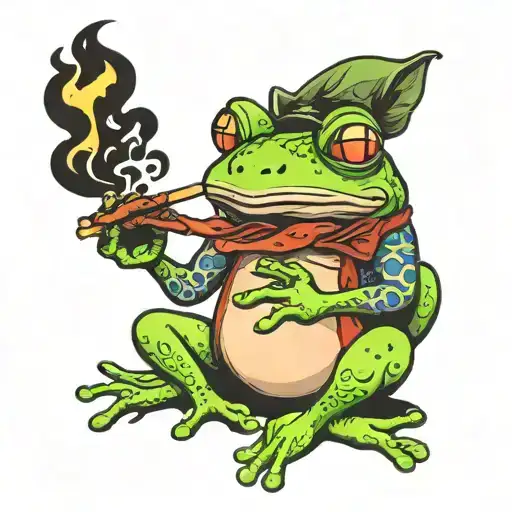 Trippy Frog Smoking Bbq