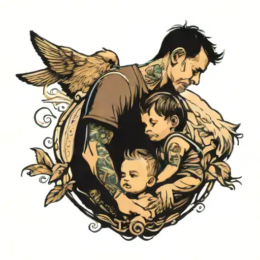 Dad And Child Long Distance Relationship