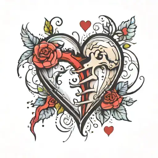 Broken Heart Surrounded