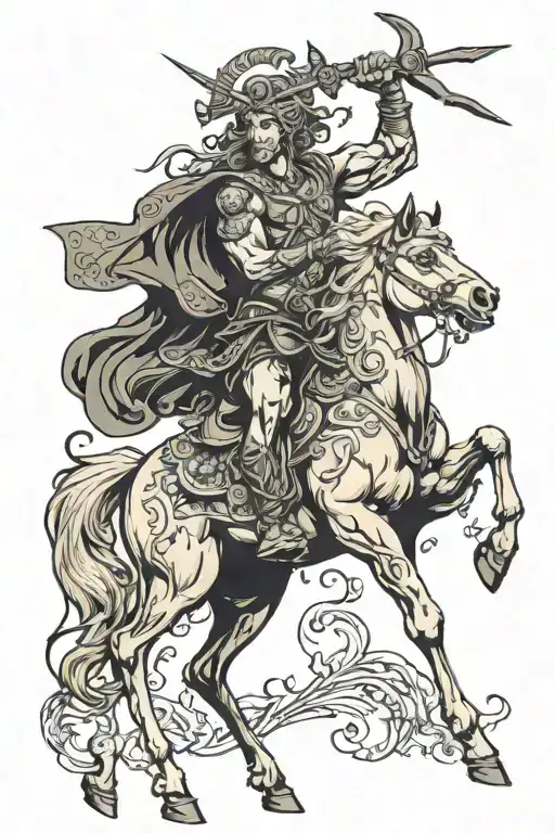 Sagittarius Centaur Bending