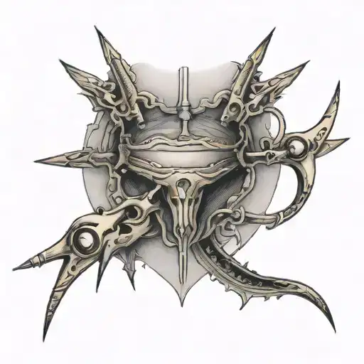 Zipper Covering A Surgery Scar Horizontally Like